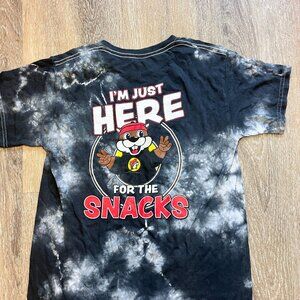 Buc-ee's I'm Just Here for the Snacks Tie Dye Tee